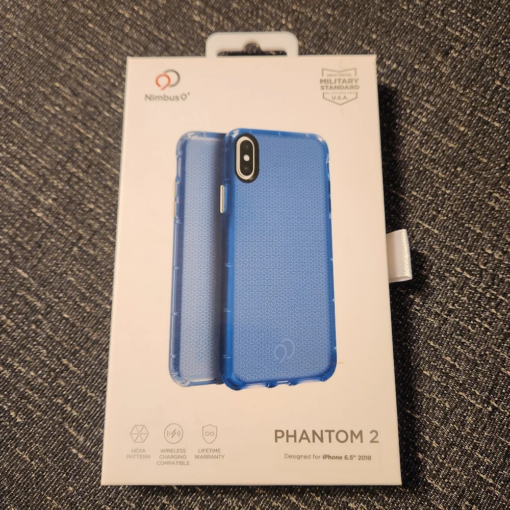 Nimbus9 Phantom 2 Case for Apple iPhone 6.5 2018  Blue New
